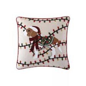 *CLOSE OUT*  Lacourte Puppy Lights Decorative Pillow - 4780 - NEW